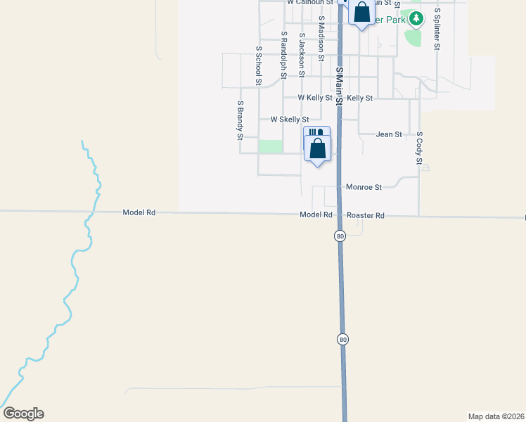 map of restaurants, bars, coffee shops, grocery stores, and more near 428 Model Road in Cuba City