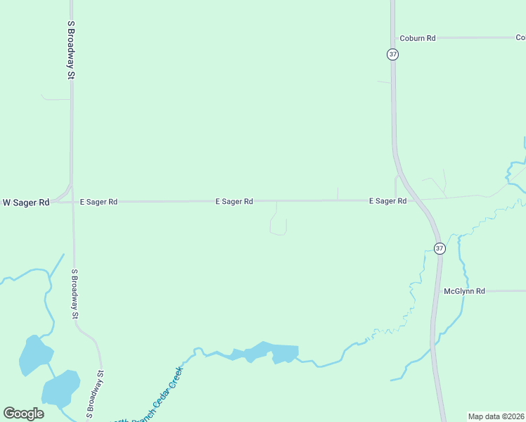 map of restaurants, bars, coffee shops, grocery stores, and more near 588 East Sager Road in Hastings