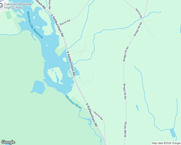 map of restaurants, bars, coffee shops, grocery stores, and more near 351 South Ashburnham Road in Westminster