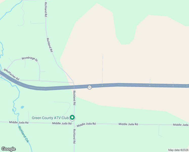 map of restaurants, bars, coffee shops, grocery stores, and more near N2531 Hiltbrand Lane in Monroe
