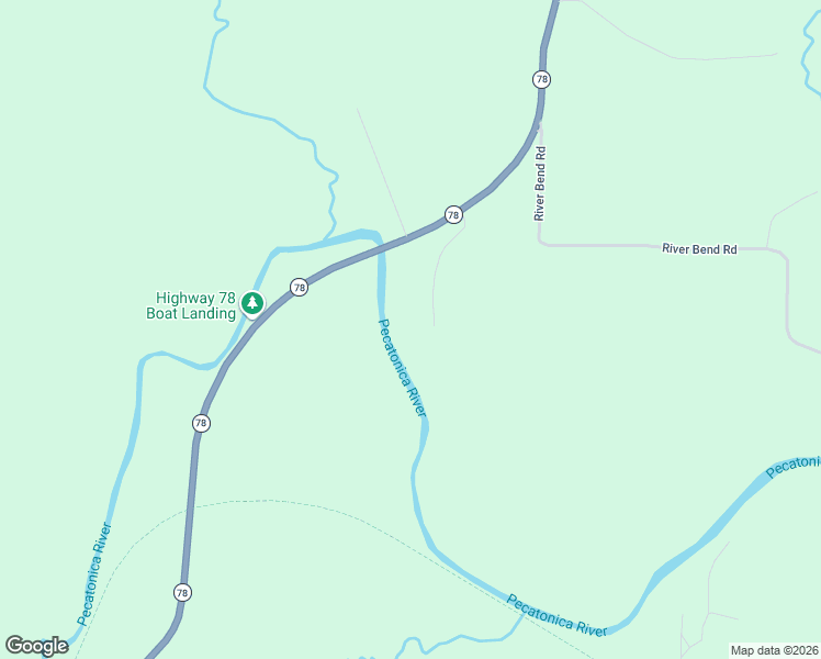 map of restaurants, bars, coffee shops, grocery stores, and more near 7107 Pecatonica Shores Lane in Gratiot