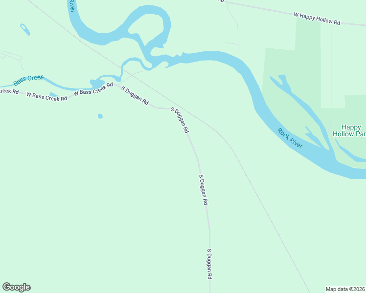map of restaurants, bars, coffee shops, grocery stores, and more near 5710 South Duggan Road in Beloit