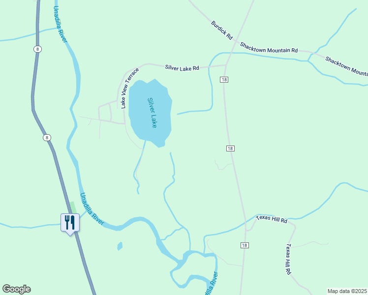 map of restaurants, bars, coffee shops, grocery stores, and more near Shoreline Drive in New Berlin