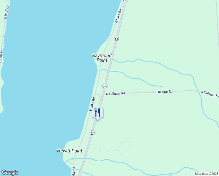 map of restaurants, bars, coffee shops, grocery stores, and more near 469 New York 54 in Penn Yan