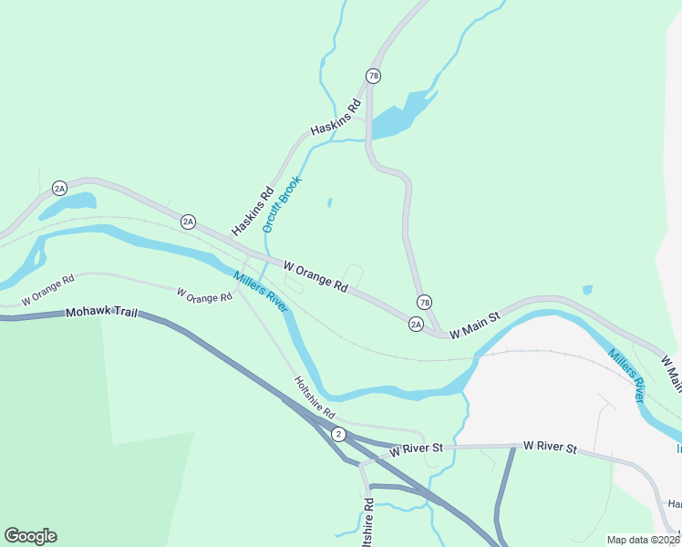 map of restaurants, bars, coffee shops, grocery stores, and more near 68 West Orange Road in Orange