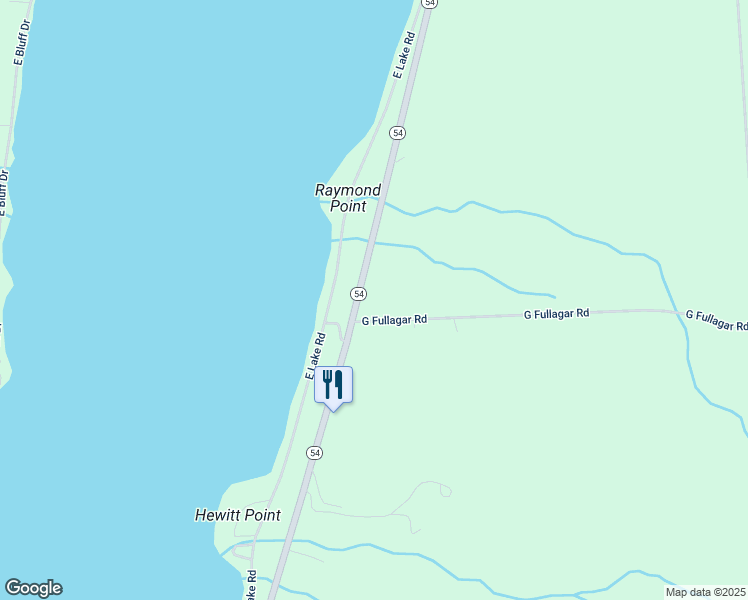 map of restaurants, bars, coffee shops, grocery stores, and more near 469 New York 54 in Penn Yan
