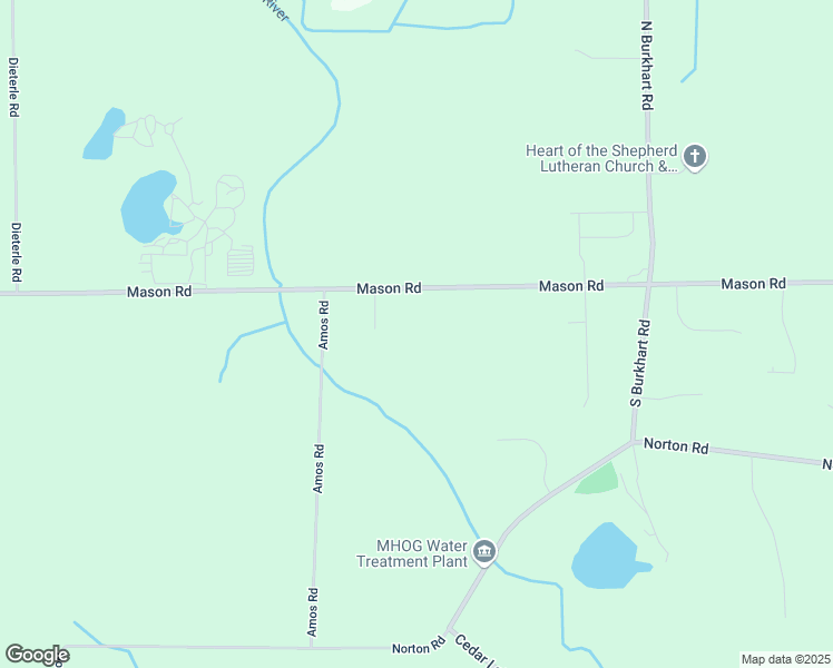 map of restaurants, bars, coffee shops, grocery stores, and more near 4423 Mason Road in Howell