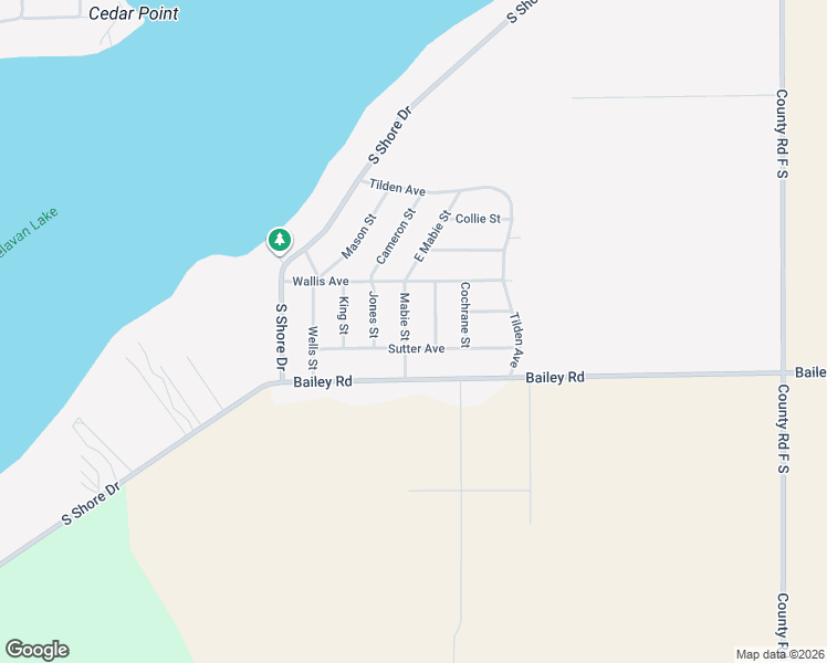 map of restaurants, bars, coffee shops, grocery stores, and more near 2908 Mabie St in Delavan