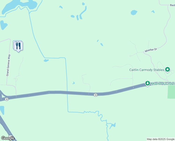 map of restaurants, bars, coffee shops, grocery stores, and more near 6722 Wisconsin 50 in Lake Geneva