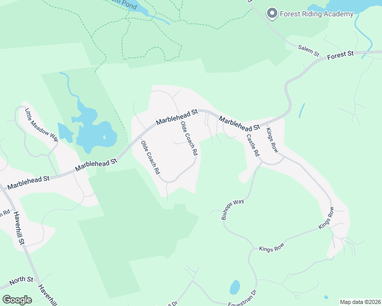 map of restaurants, bars, coffee shops, grocery stores, and more near 4 Palomino Drive in North Reading