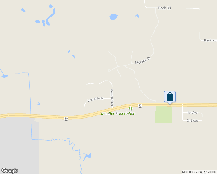 map of restaurants, bars, coffee shops, grocery stores, and more near 2966 Deerpath Road in Lake Geneva