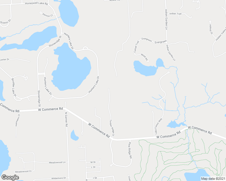 map of restaurants, bars, coffee shops, grocery stores, and more near 1398 Timber Ridge Court in Milford Charter Township