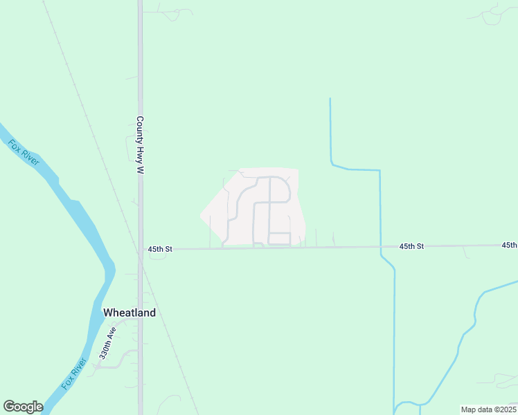 map of restaurants, bars, coffee shops, grocery stores, and more near 32200 45th Street in Burlington