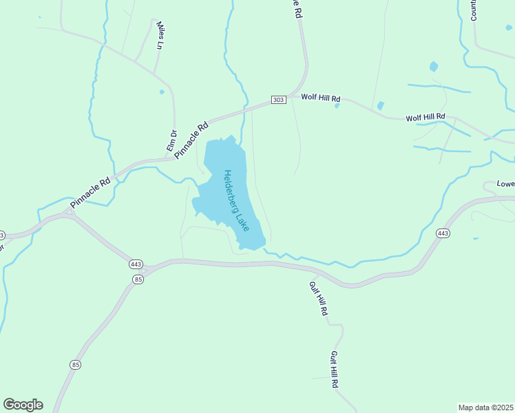 map of restaurants, bars, coffee shops, grocery stores, and more near 66 East Shore Drive in East Berne