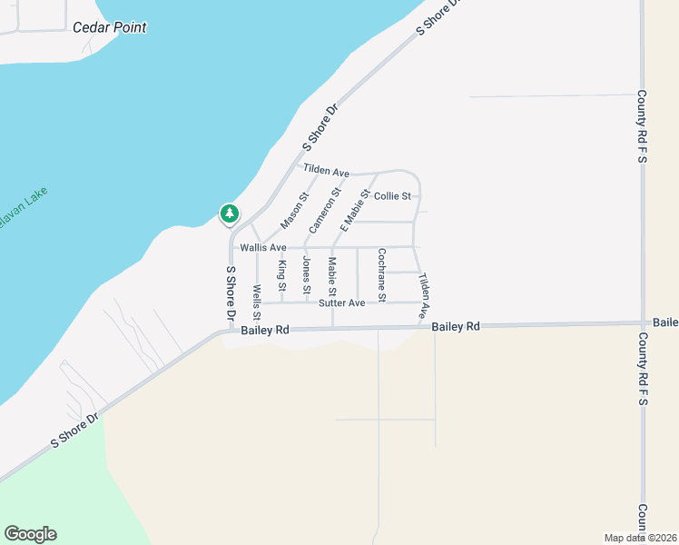 map of restaurants, bars, coffee shops, grocery stores, and more near 2908 Mabie Street in Delavan