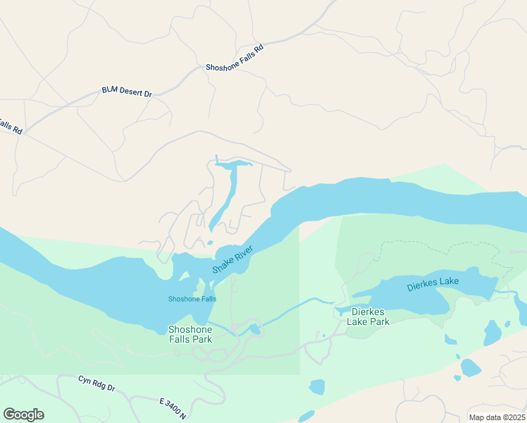 map of restaurants, bars, coffee shops, grocery stores, and more near 806 River View Drive in Twin Falls