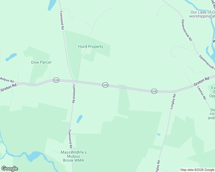 map of restaurants, bars, coffee shops, grocery stores, and more near 88 Groton Road in Shirley