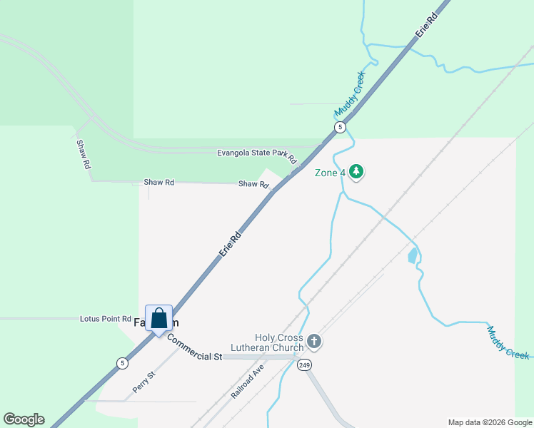 map of restaurants, bars, coffee shops, grocery stores, and more near 10402 Erie Road in Irving