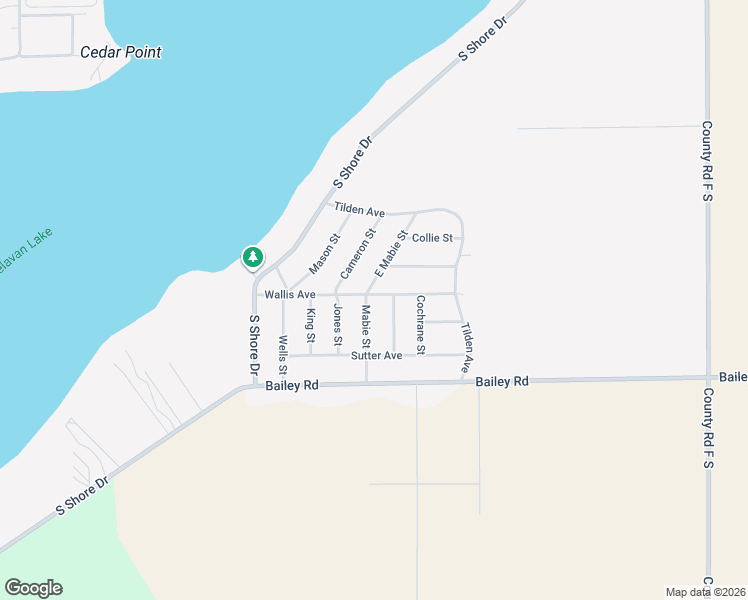 map of restaurants, bars, coffee shops, grocery stores, and more near 810 Wallis Avenue in Delavan