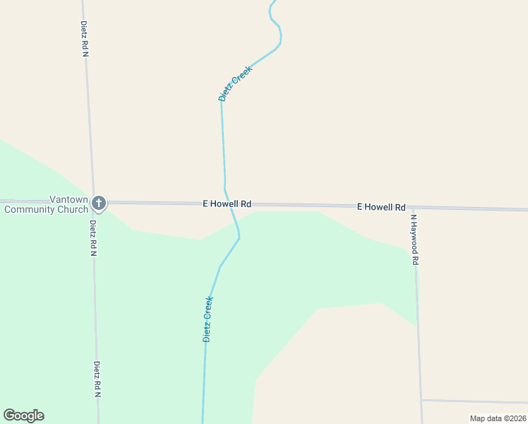 map of restaurants, bars, coffee shops, grocery stores, and more near 3814 E Howell Rd in Webberville