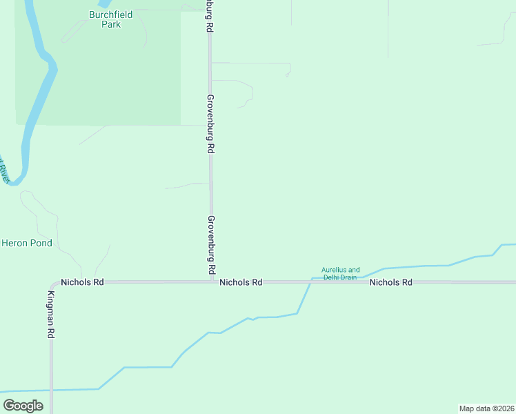 map of restaurants, bars, coffee shops, grocery stores, and more near 610 Grovenburg Road in Mason