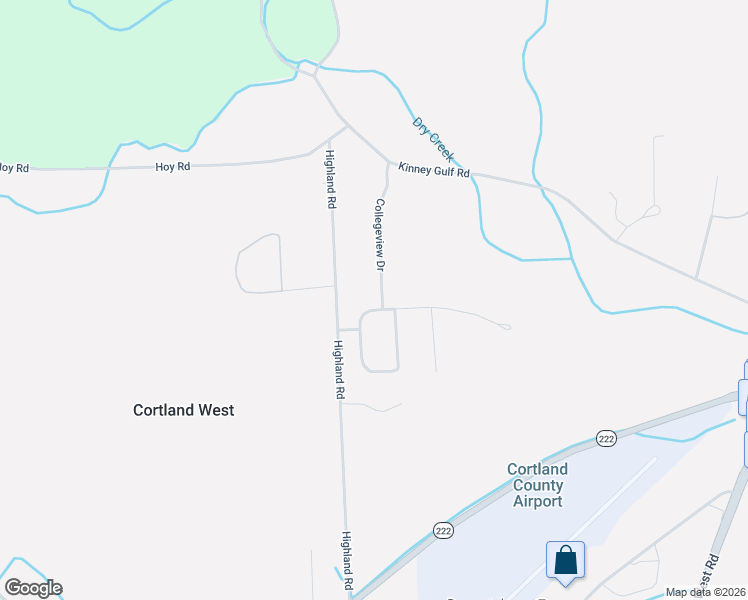 map of restaurants, bars, coffee shops, grocery stores, and more near 4015 Collegeview Drive in Cortland