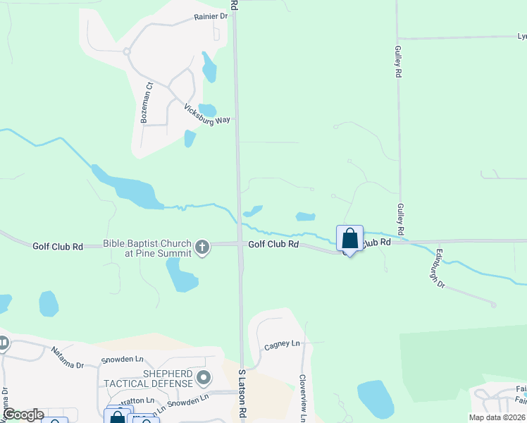 map of restaurants, bars, coffee shops, grocery stores, and more near 100 North Latson Road in Howell