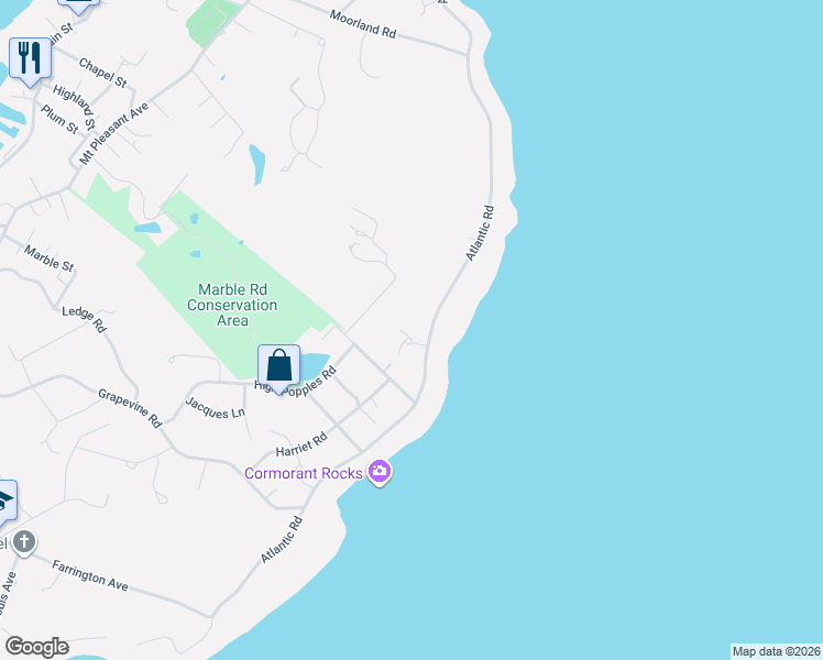 map of restaurants, bars, coffee shops, grocery stores, and more near 5 Links Road in Gloucester