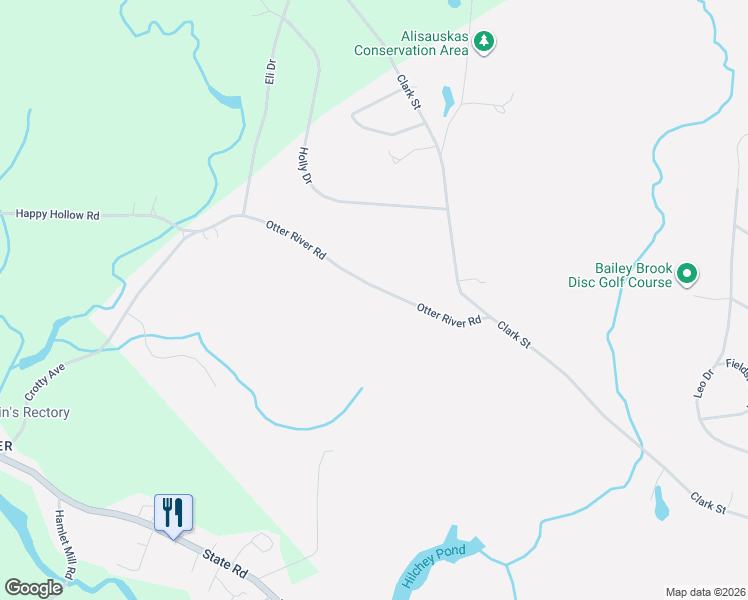 map of restaurants, bars, coffee shops, grocery stores, and more near 43 Otter River Road in Gardner