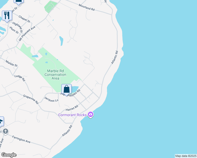 map of restaurants, bars, coffee shops, grocery stores, and more near 5 Links Road in Gloucester