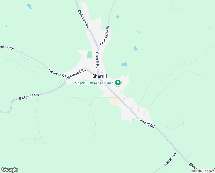 map of restaurants, bars, coffee shops, grocery stores, and more near Sherrill Road in Sherrill