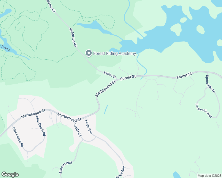 map of restaurants, bars, coffee shops, grocery stores, and more near 16 Marblehead Street in North Reading