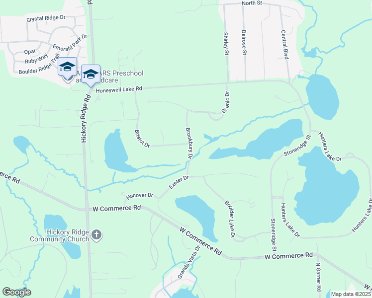 map of restaurants, bars, coffee shops, grocery stores, and more near 1753 Bristol Court in Milford
