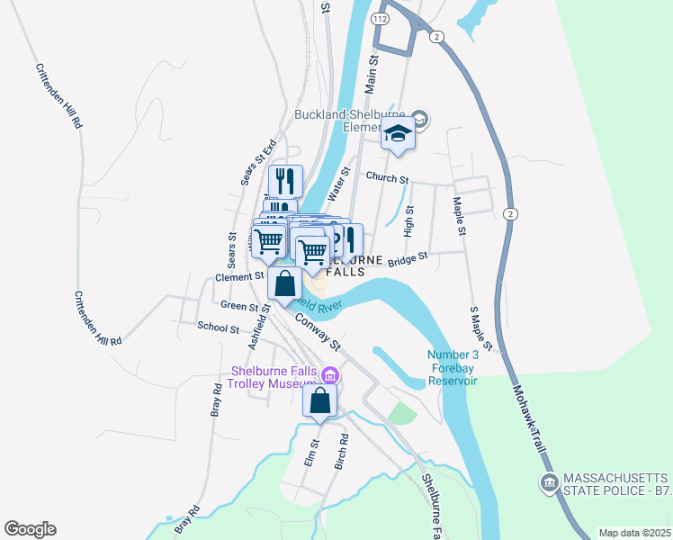 map of restaurants, bars, coffee shops, grocery stores, and more near in Franklin County