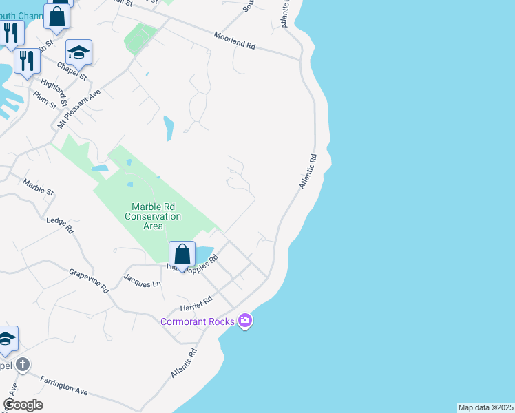 map of restaurants, bars, coffee shops, grocery stores, and more near 5 Links Road in Gloucester