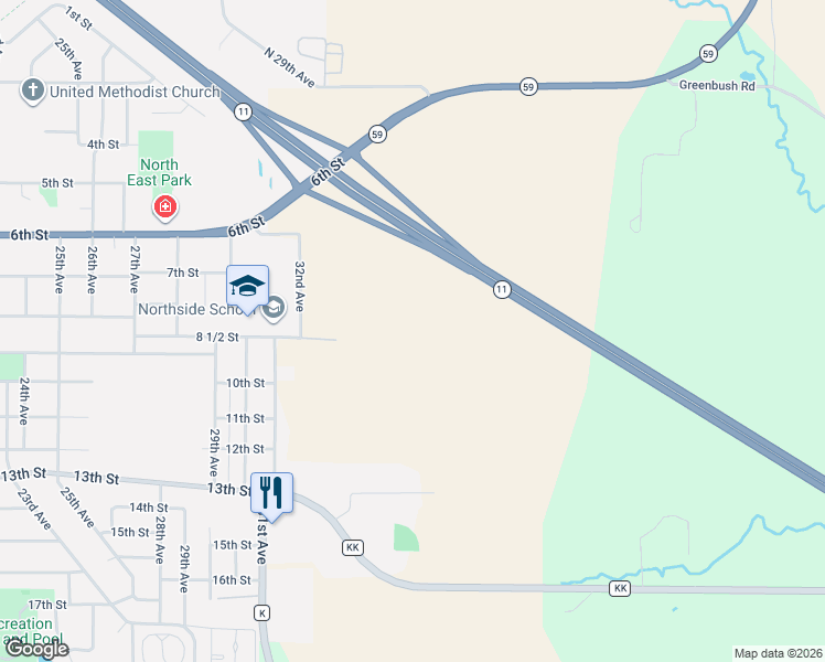 map of restaurants, bars, coffee shops, grocery stores, and more near in Monroe