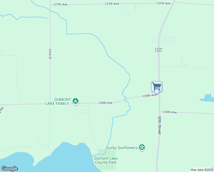 map of restaurants, bars, coffee shops, grocery stores, and more near 3117 125th Avenue in Allegan