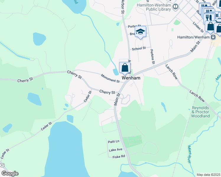 10 Cherry Street, Wenham MA Walk Score