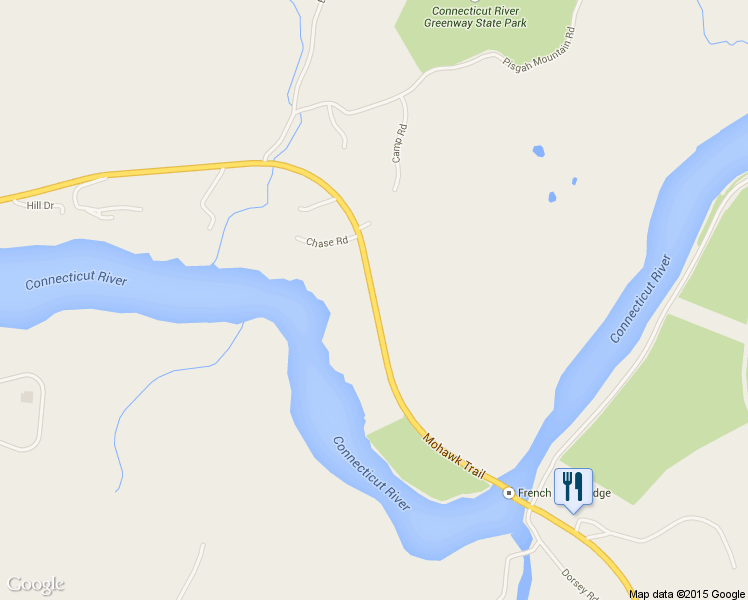 map of restaurants, bars, coffee shops, grocery stores, and more near 276 French King Hwy in Gill
