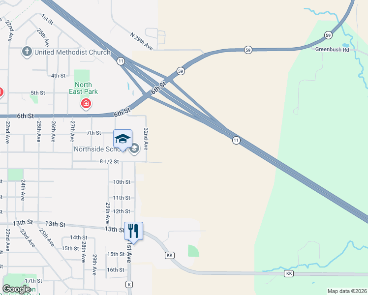 map of restaurants, bars, coffee shops, grocery stores, and more near in Monroe