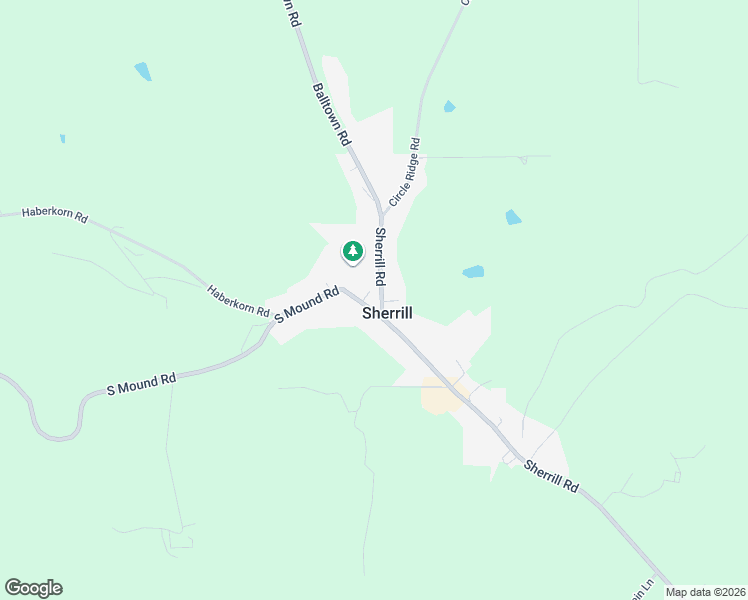 map of restaurants, bars, coffee shops, grocery stores, and more near 5259 South Mound Road in Sherrill