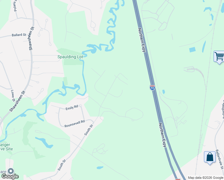 map of restaurants, bars, coffee shops, grocery stores, and more near 1287 South Street in Tewksbury