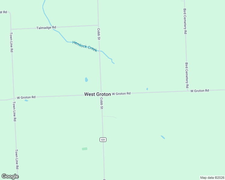 map of restaurants, bars, coffee shops, grocery stores, and more near 722 W Groton Rd in Groton