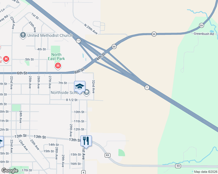 map of restaurants, bars, coffee shops, grocery stores, and more near in Monroe