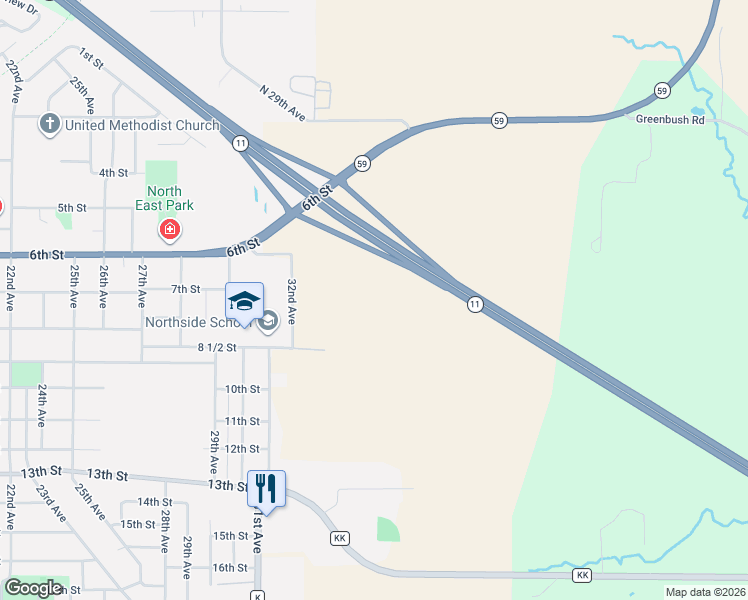 map of restaurants, bars, coffee shops, grocery stores, and more near in Monroe