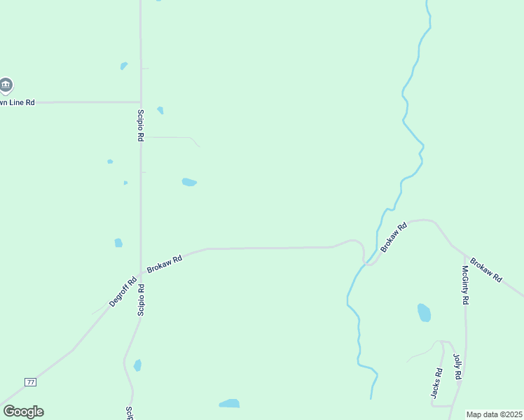 map of restaurants, bars, coffee shops, grocery stores, and more near 2965 Brokaw Road in Nunda