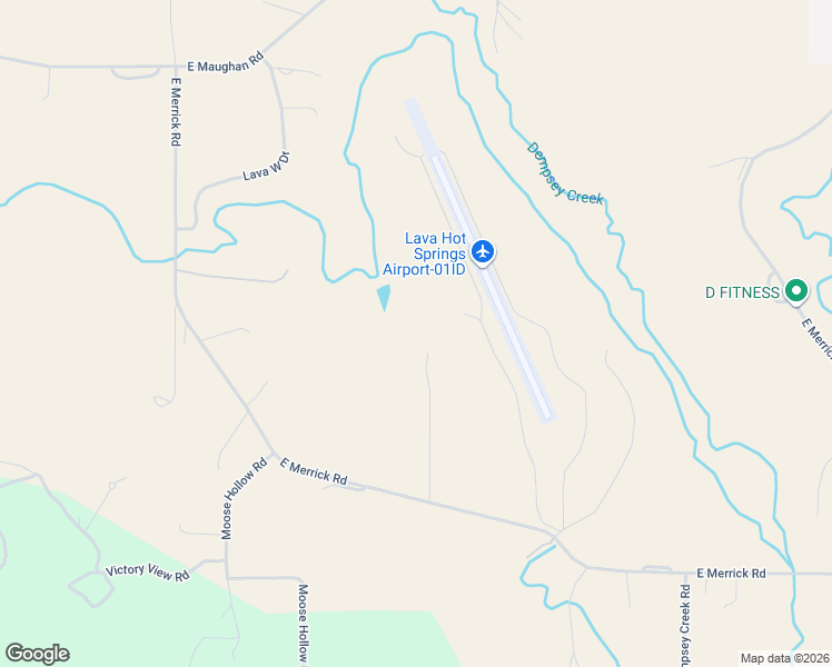 map of restaurants, bars, coffee shops, grocery stores, and more near 10747 Airpark West Road in Lava Hot Springs