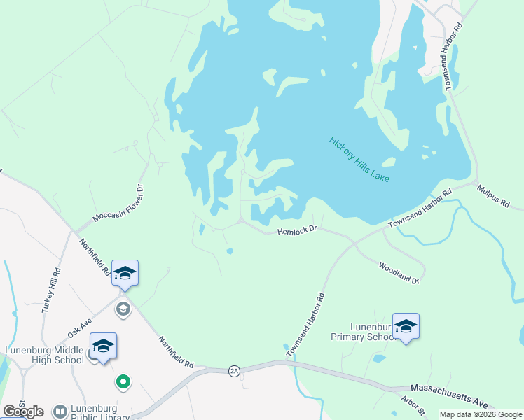 map of restaurants, bars, coffee shops, grocery stores, and more near 20 Birch Island Way in Lunenburg