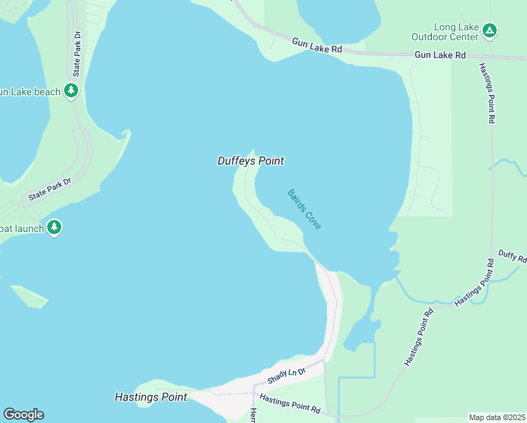 map of restaurants, bars, coffee shops, grocery stores, and more near 3265 Elmwood Beach Road in Middleville
