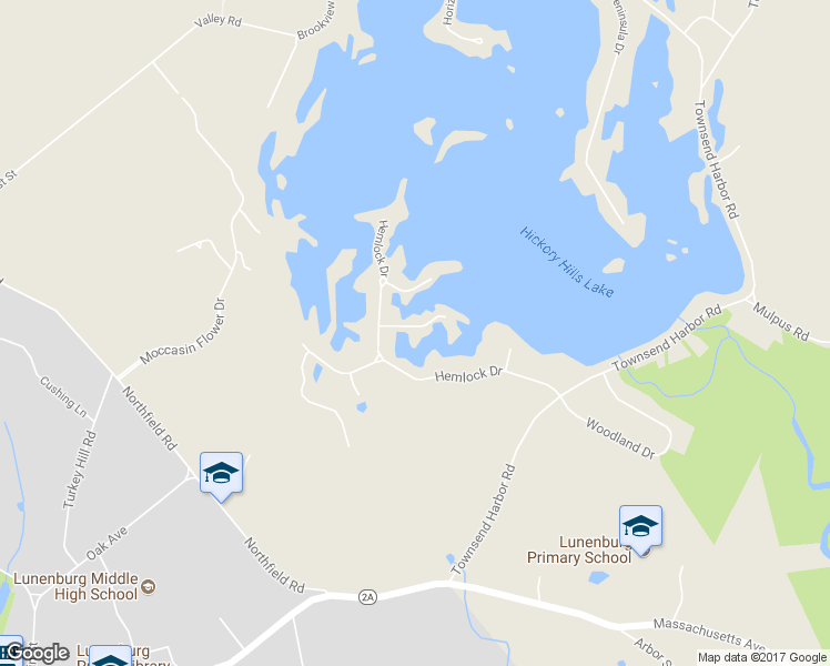 map of restaurants, bars, coffee shops, grocery stores, and more near 20 Birch Island Way in Lunenburg